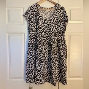 Pact Leopard Print Dress